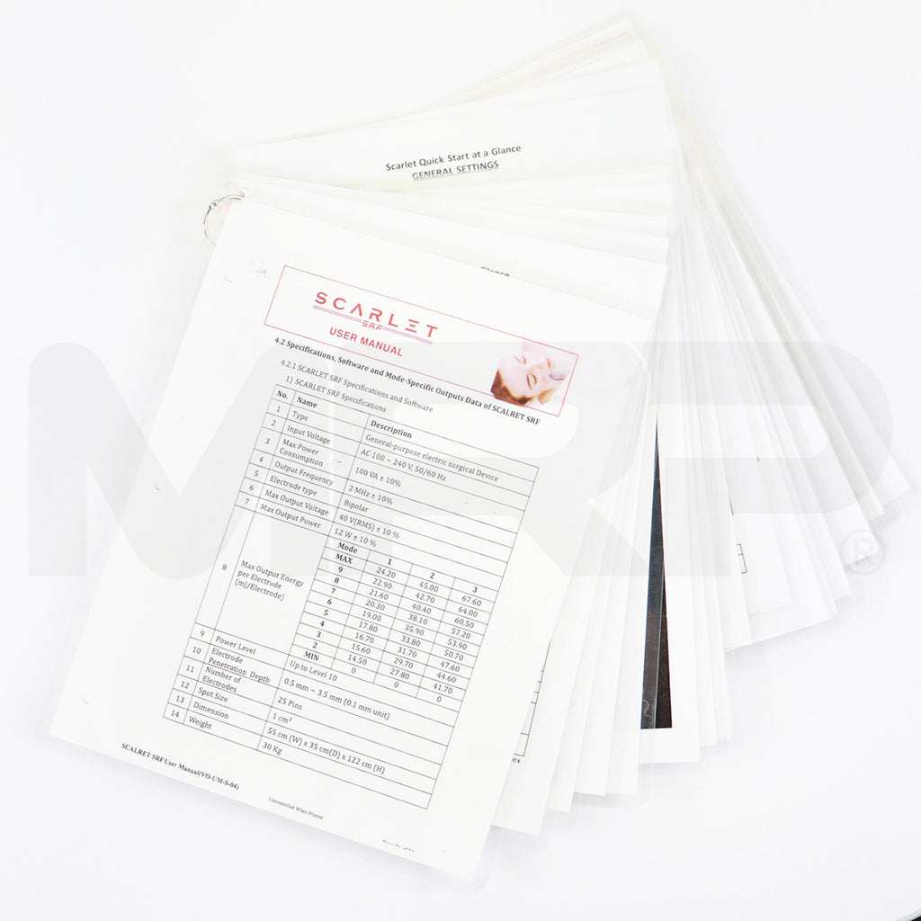 Viol Scarlet SRF Mirconeedling Operator User Manual Operating Guide VO-UM-S-04