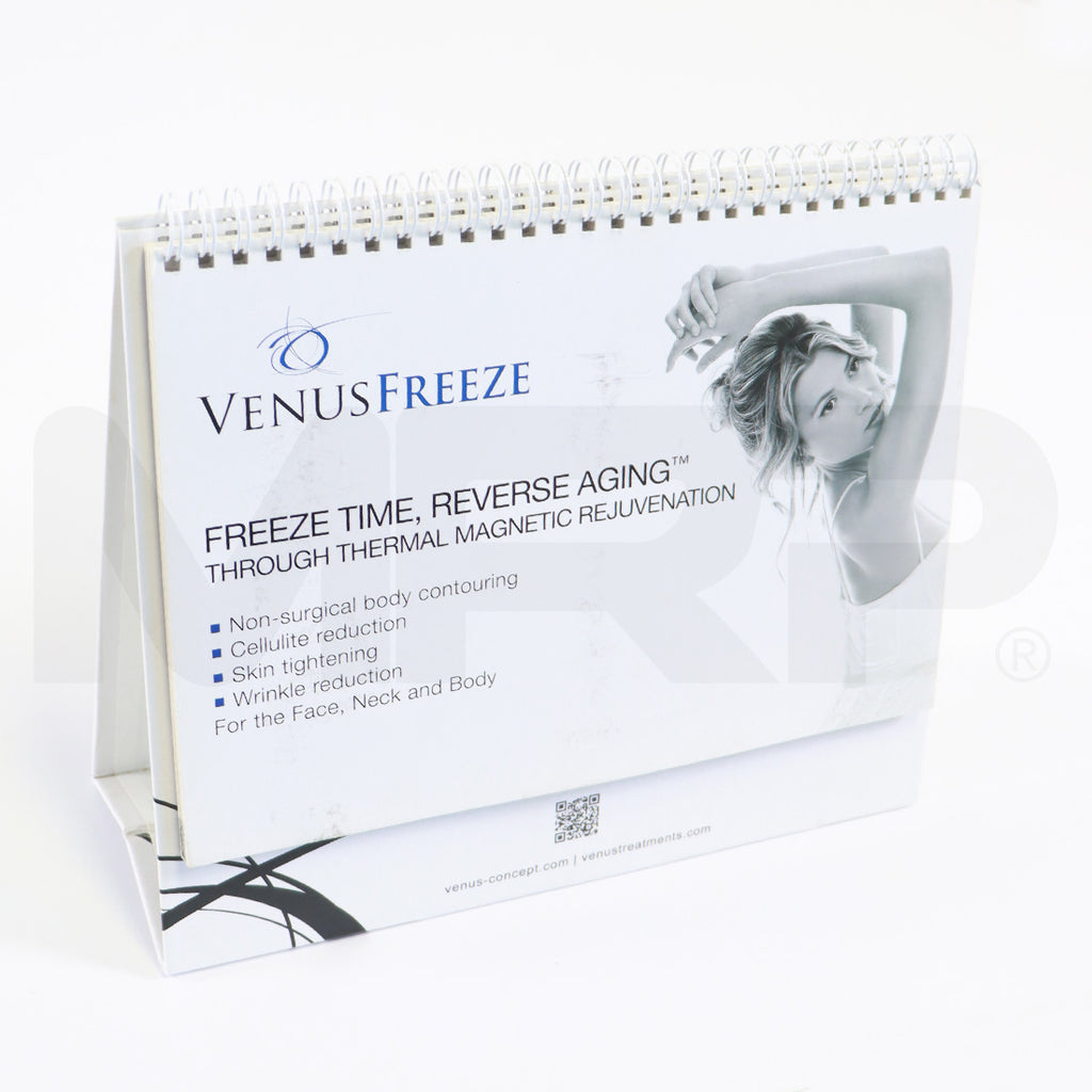Venus Concepts VenusFreeze Marketing Brochure Display Book Time Reverse Aging