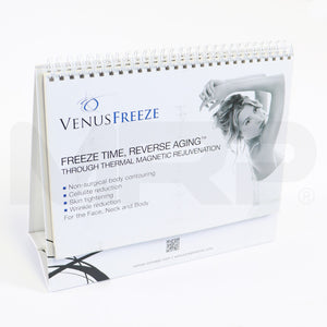 Venus Concepts VenusFreeze Marketing Brochure Display Book Time Reverse Aging