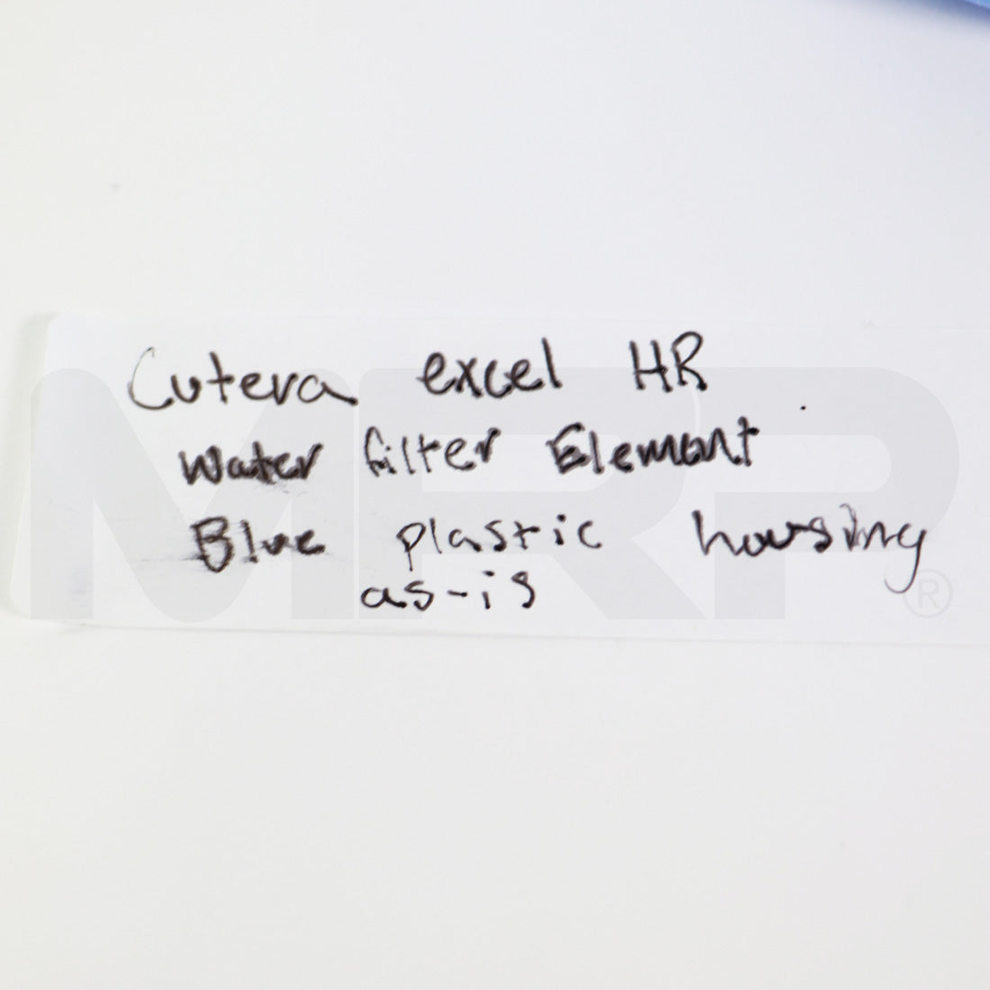 Cutera Excel HR Water Filter Element Blue Plastic Housing AS-IS
