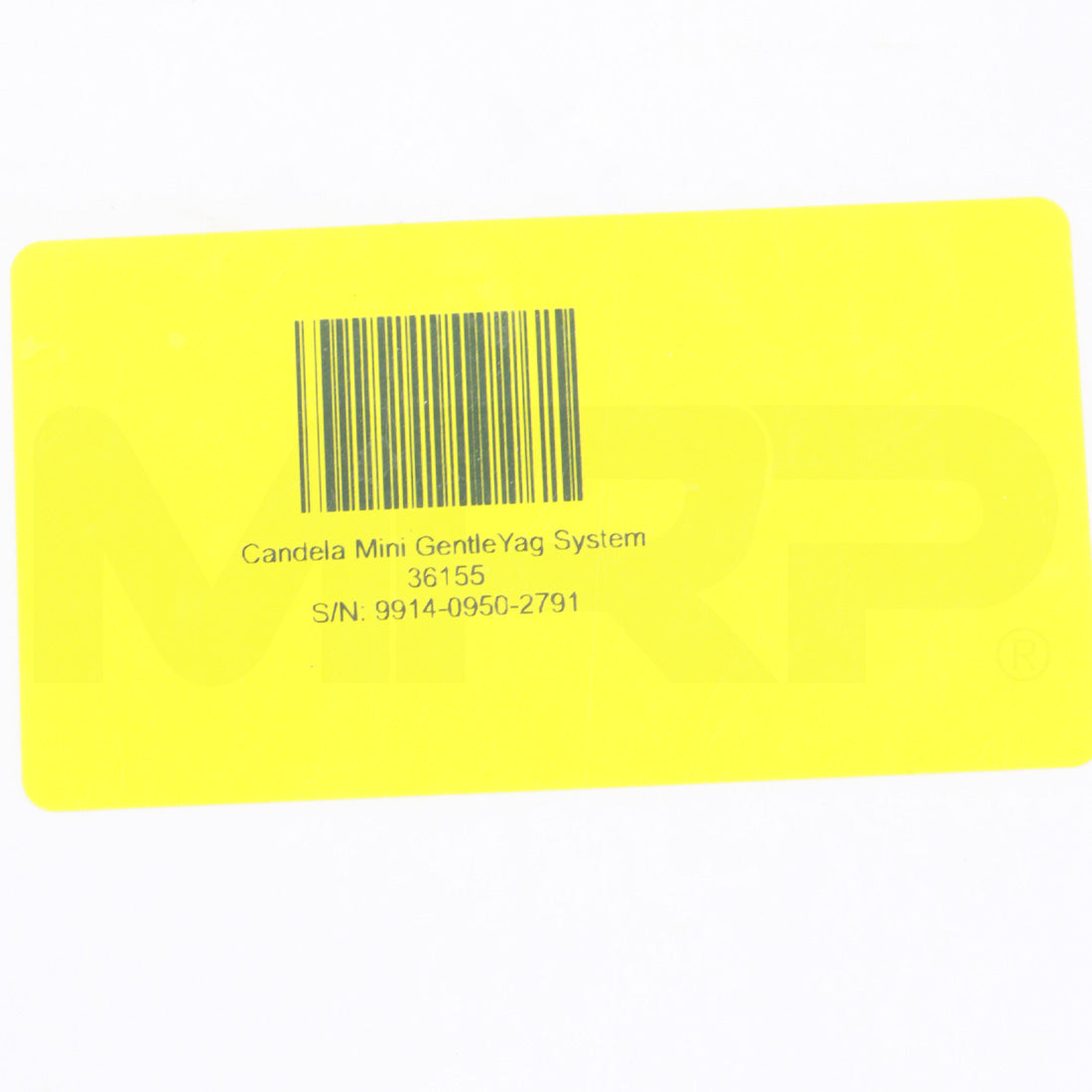 2012 Candela Mini GentleYag Nd: YAG Laser Hair Removal Vascular Lesions System