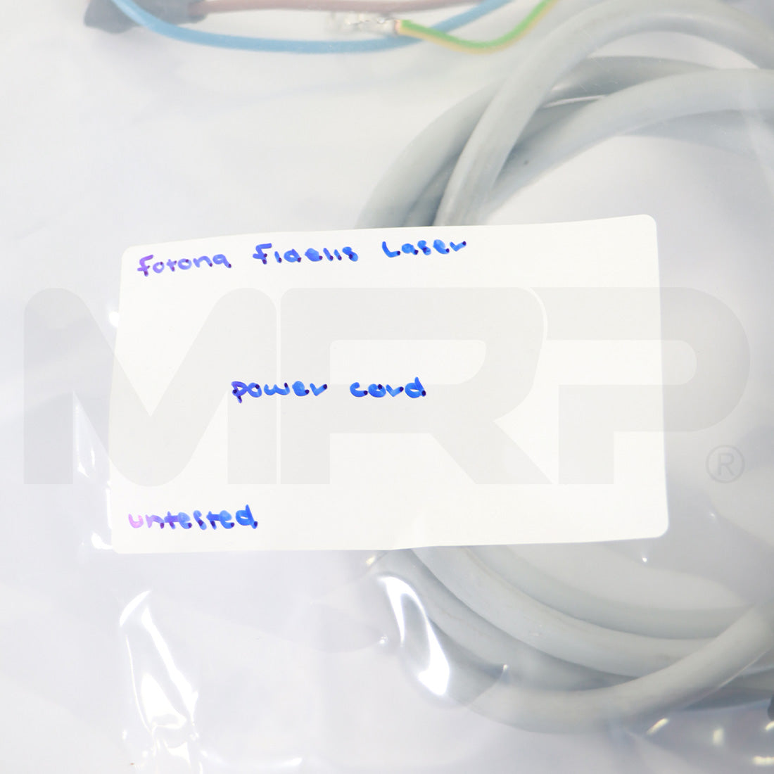Fotona Fidelis Laser Power Cord Assembly Parts As-Is