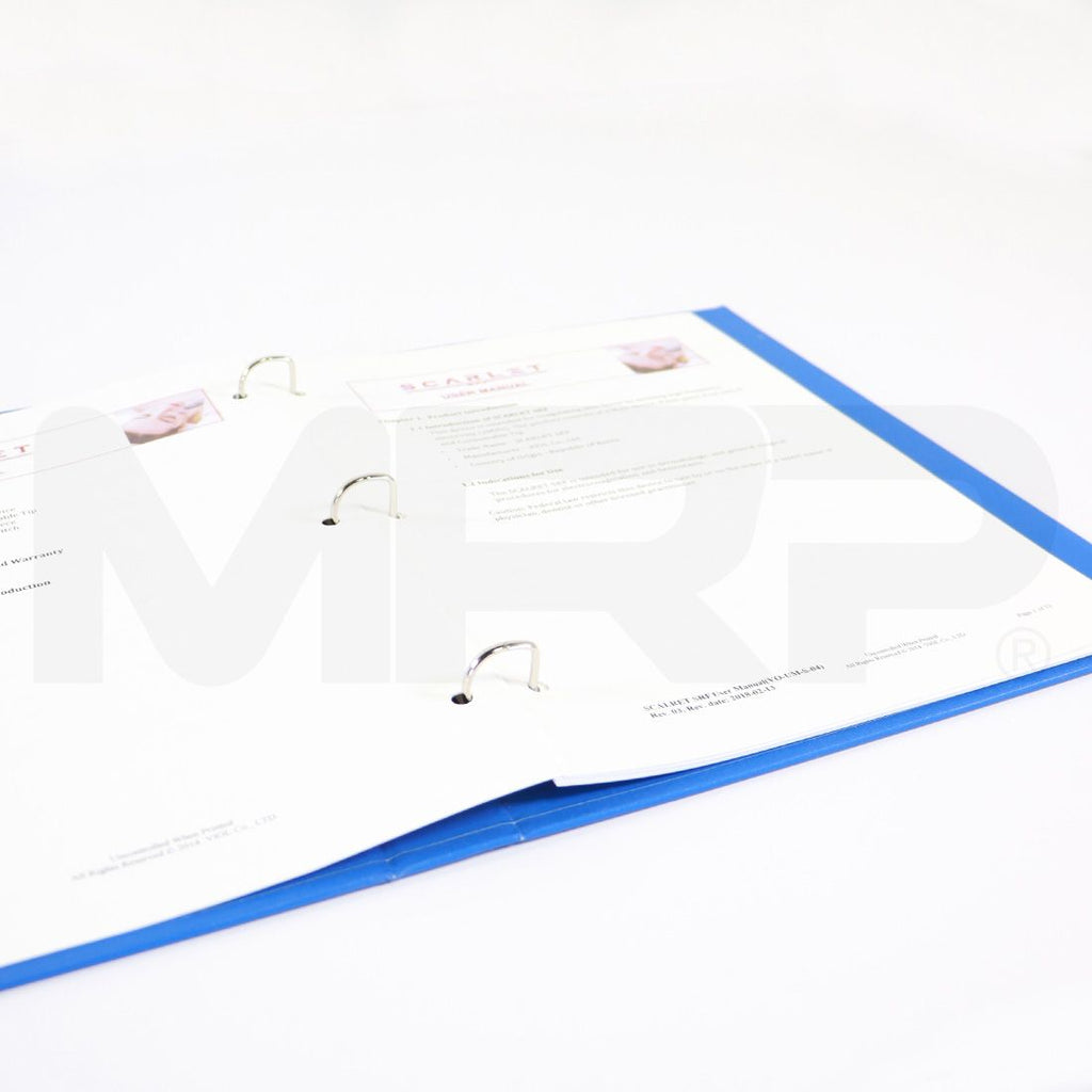 2024 Viol Scarlet SRF Printed User Manual Operating Guide Rev. 08