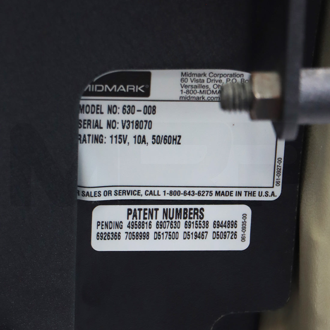 Midmark 630 Power Exam Procedure Chair