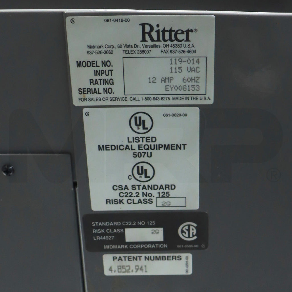 Midmark Ritter 75 Evolution Power Exam Procedure Chair