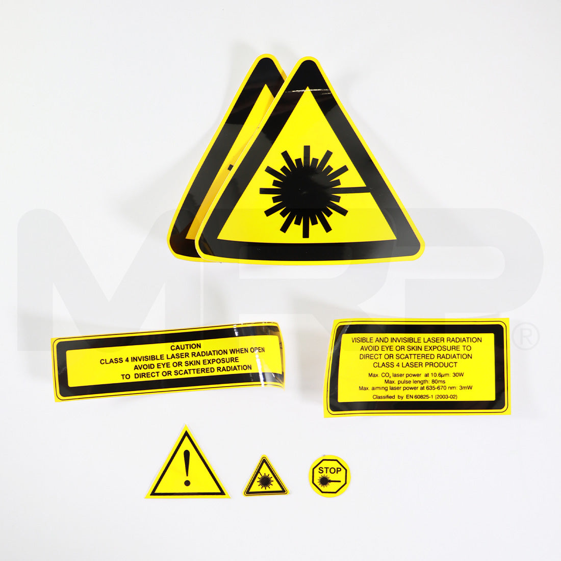 Danger Warning Sticker Multipack Laser Aperture