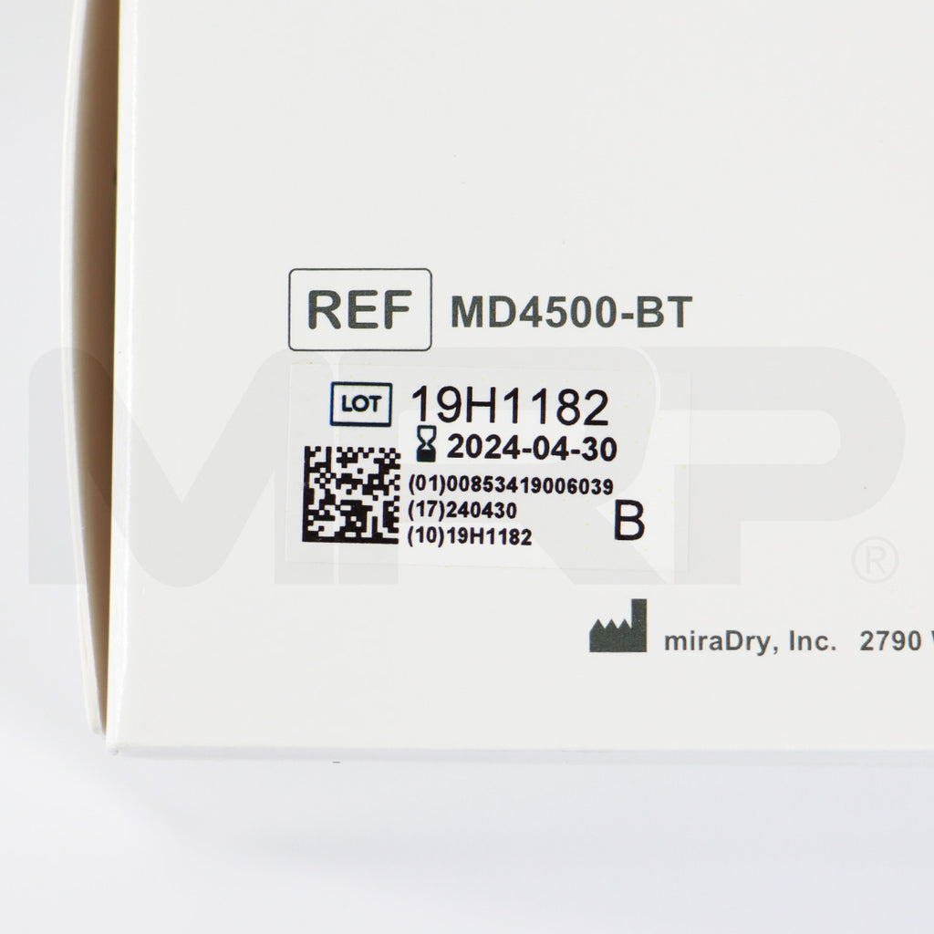 Miramarlabs miraDry bioTip Hyperhidrosis Reduction Bio Tip MD4500-BT EXP 04/30/2024
