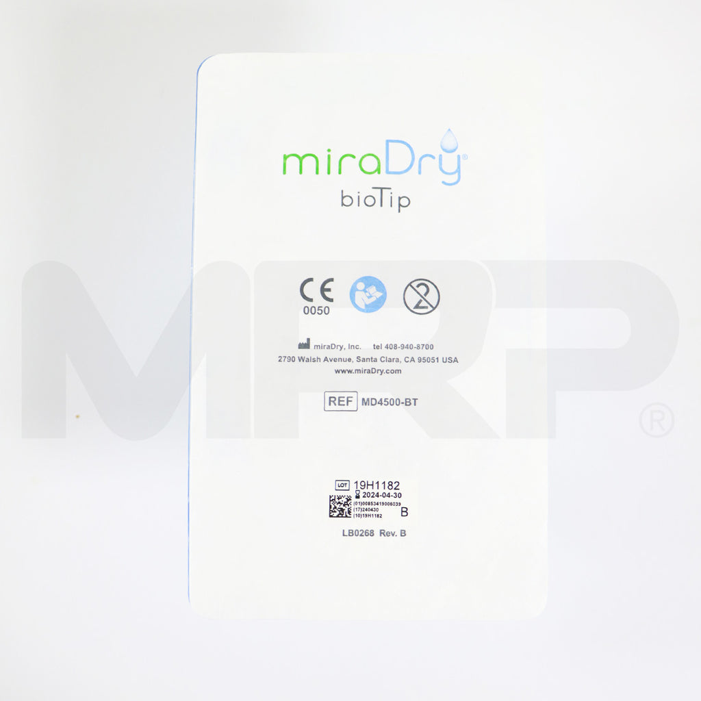 Miramarlabs miraDry bioTip Hyperhidrosis Reduction Bio Tip MD4500-BT EXP 04/30/2024