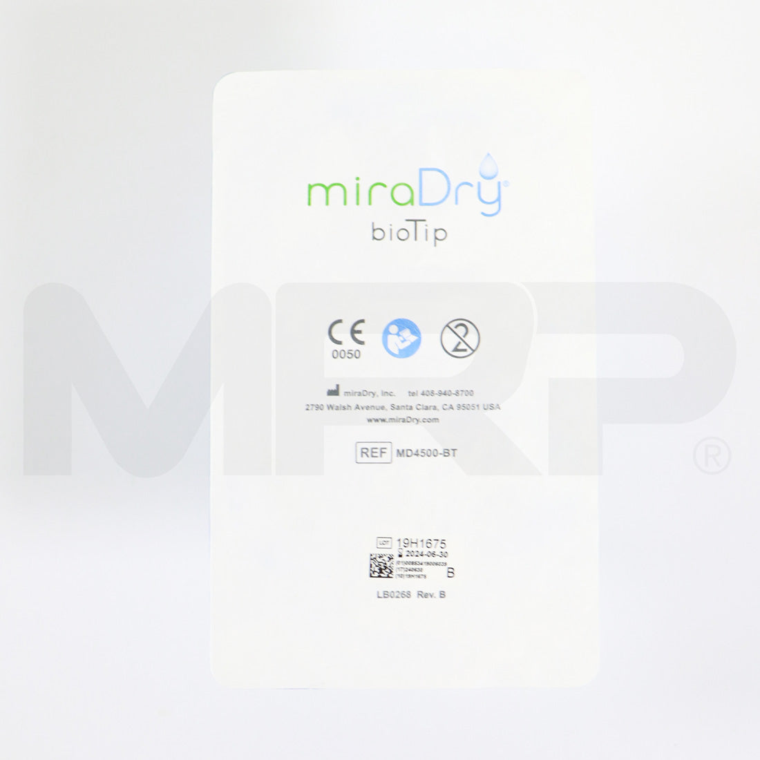 Miramarlabs miraDry bioTip MD4500-BT Hyperhidrosis Reduction Bio Tip EXP 06/30/2024