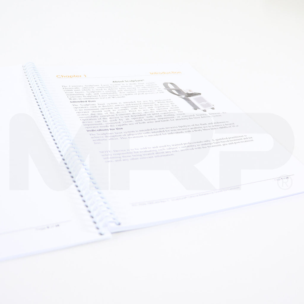 Cynosure Sculpsure Clinical Reference Guide Canada Version 921-7026-100CAN