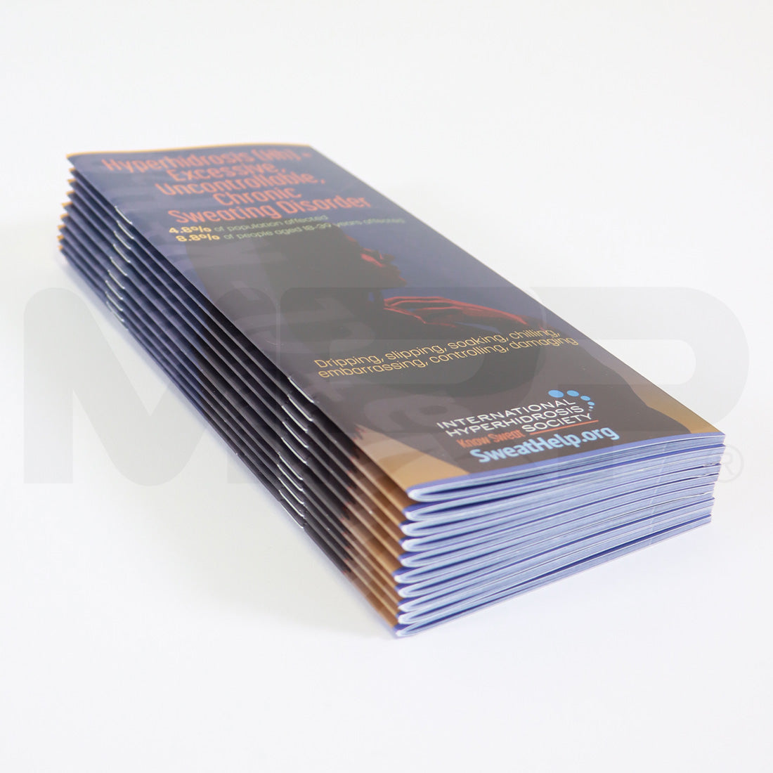 International Hyperhydrosis Society Excessive Sweating Marketing Brochure x10 Pack