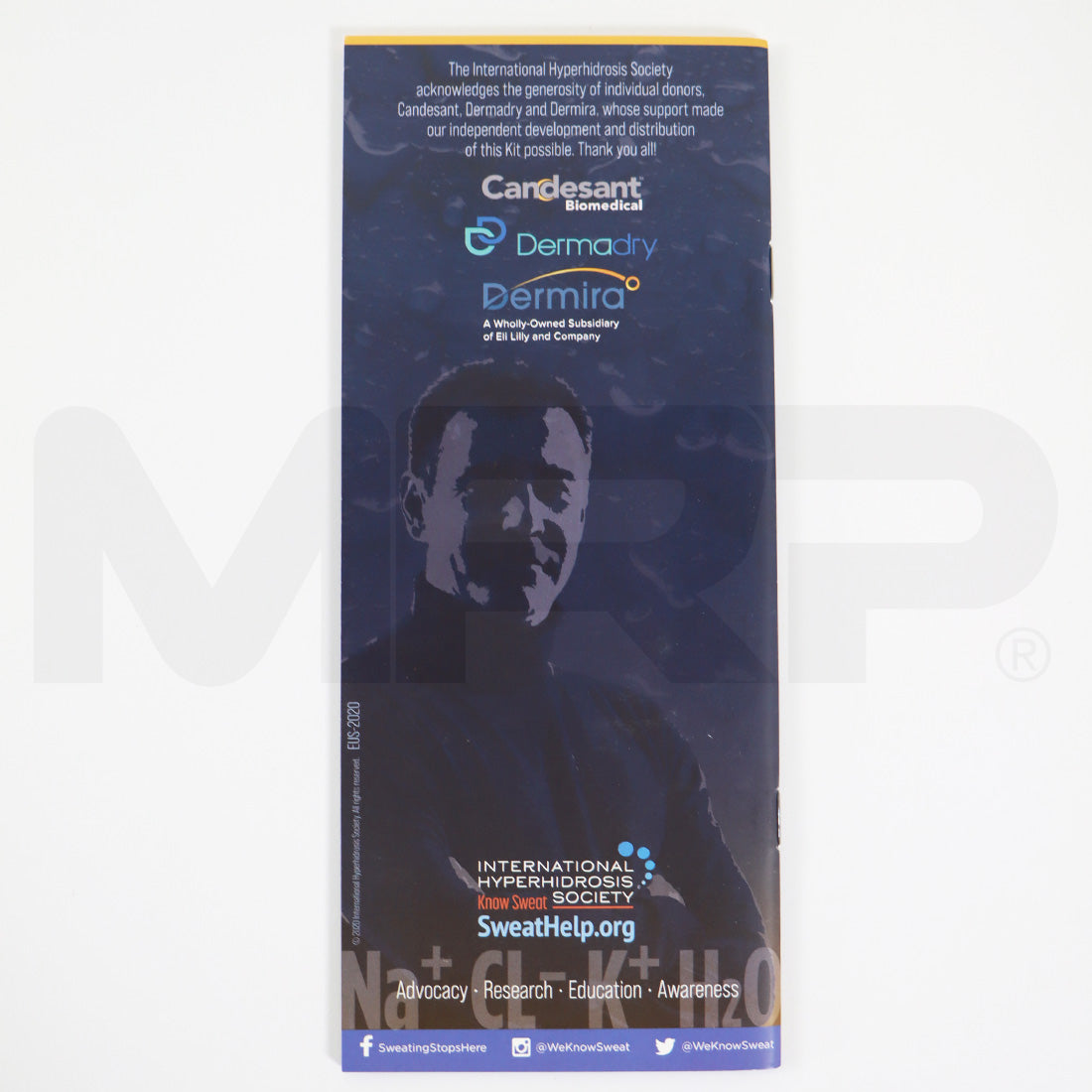 International Hyperhydrosis Society Excessive Sweating Marketing Brochure x10 Pack