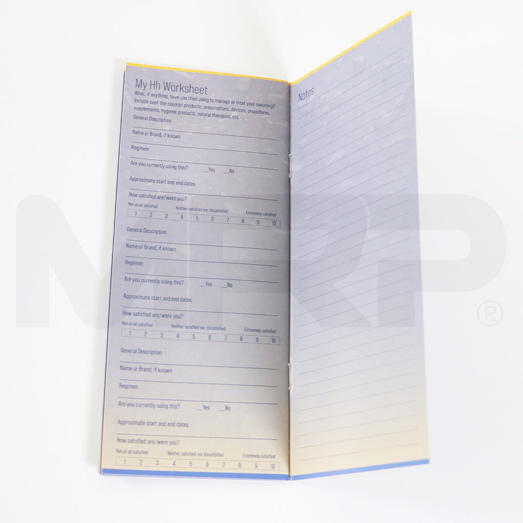 International Hyperhydrosis Society Excessive Sweating Marketing Brochure x10 Pack
