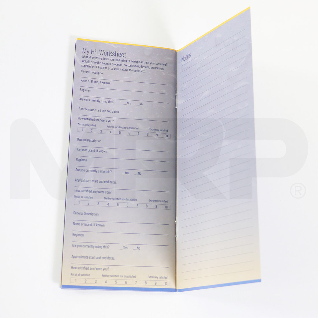 International Hyperhydrosis Society Excessive Sweating Marketing Brochure x10 Pack