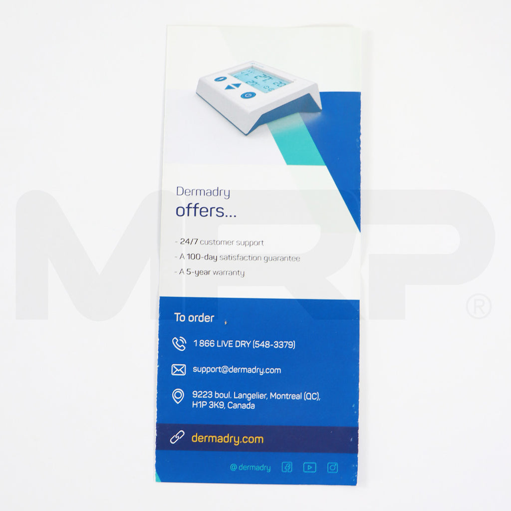 Dermadry The Ani-Sweat Device Marketing Brochures x25 Pack