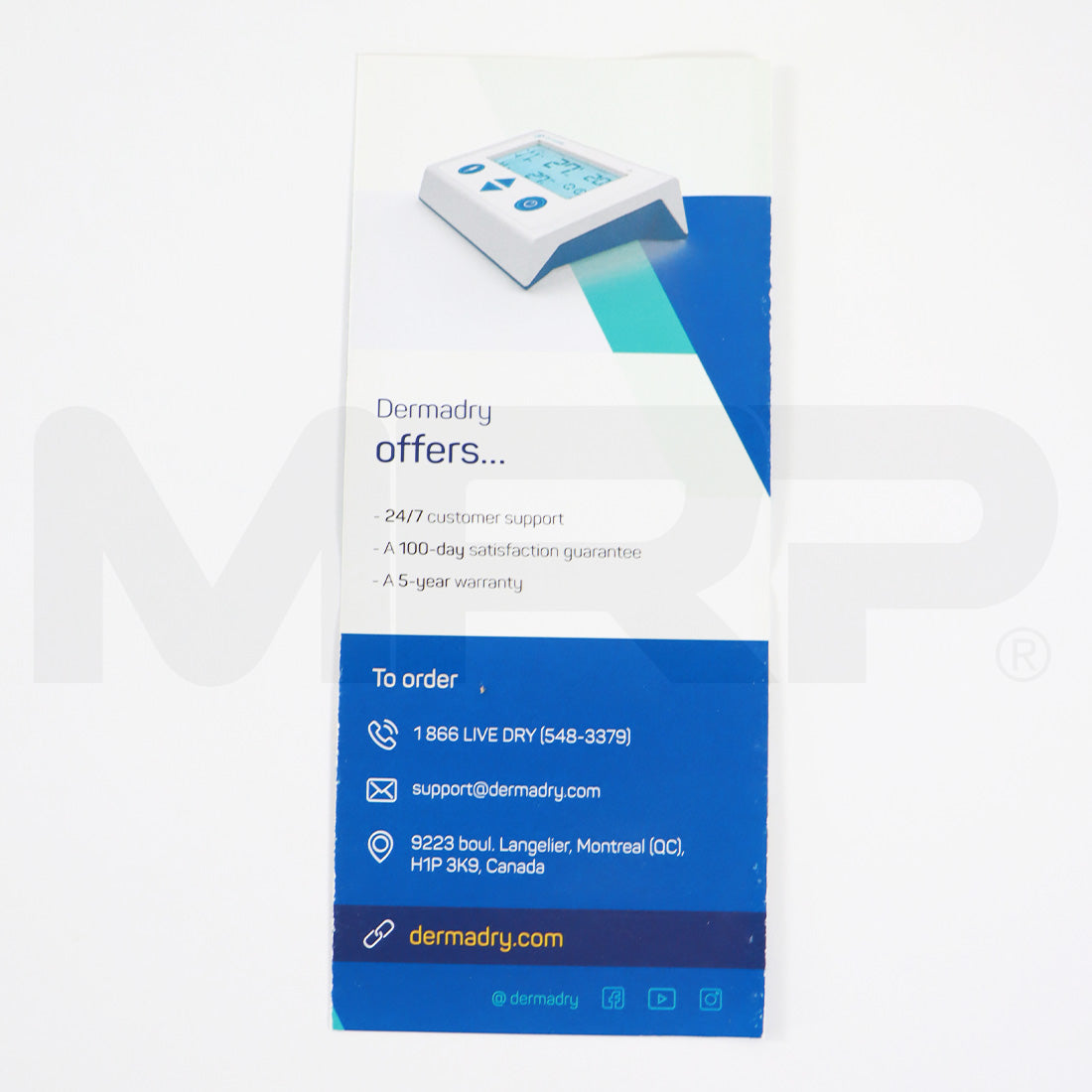 Dermadry The Ani-Sweat Device Marketing Brochures x25 Pack