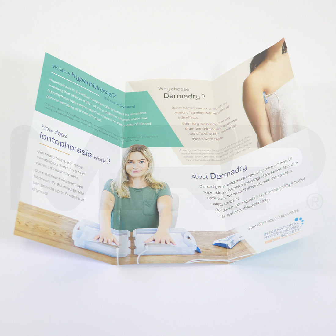 Dermadry The Ani-Sweat Device Marketing Brochures x25 Pack