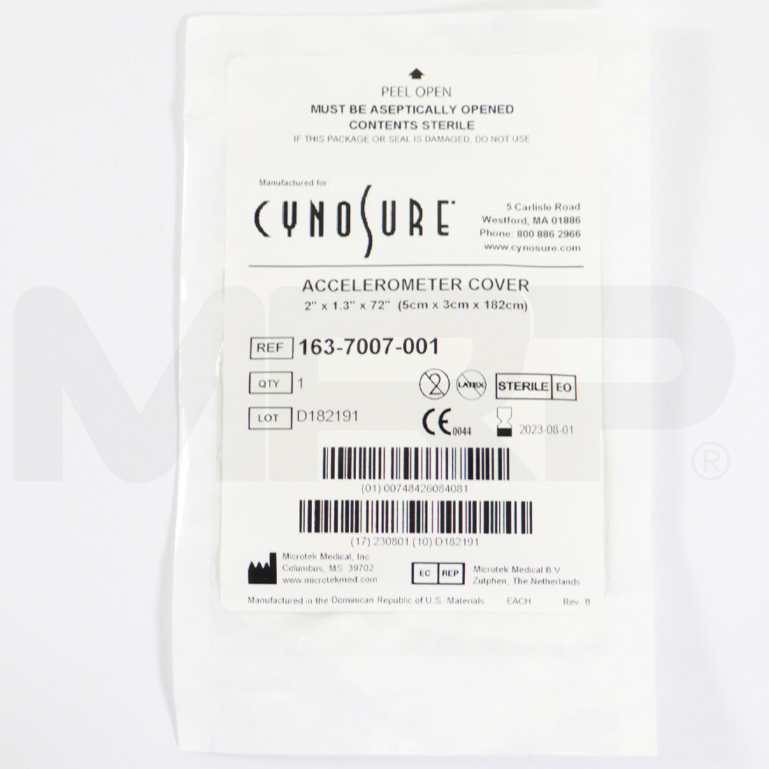 Cynosure SmartLipo Laser Accelerometer Covers 163-7007-002 EXP2020 67-Pack