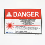 Lumenis Laser Danger Sign French Safety Eyewear Nd YAG 1064nm 50 J/P LB-1144621FR-A