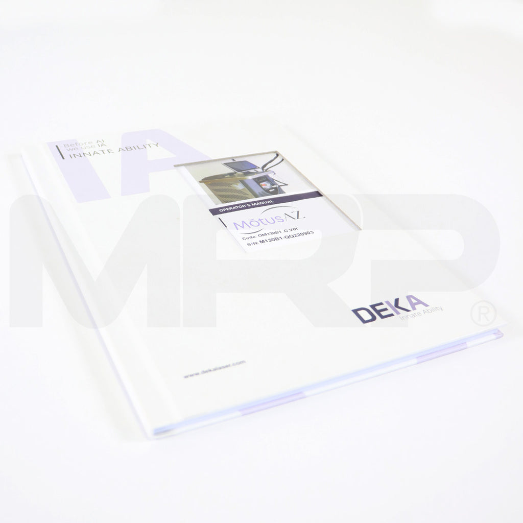 Deka Motus AZ Laser Operator's Manual OM130B1_G.VO1