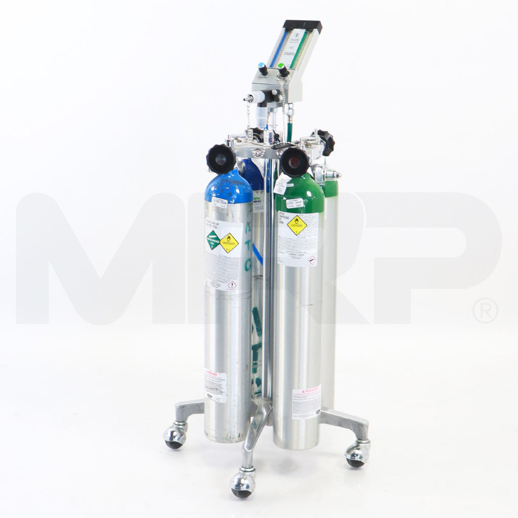 Belmed 5000 Analgesia Flowmeter Nitrous Oxide N2O Oxygen Portable Stand