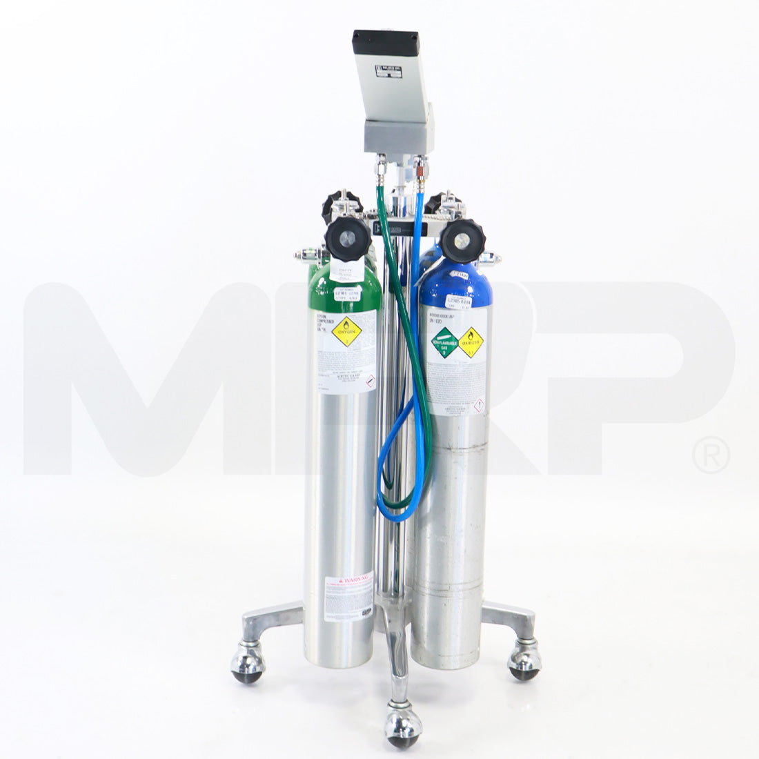 Belmed 5000 Analgesia Flowmeter Nitrous Oxide N2O Oxygen Portable Stand
