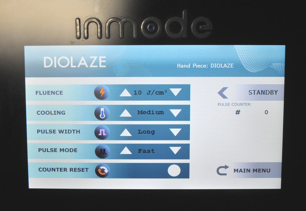 InMode DioLaze HR 810 nm Diode Laser Hair Removal Handpiece Body Facial Clinical