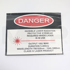 Danger Invisible Laser Radiation Protective Class IV Laser Product LB-1142740 Rev B