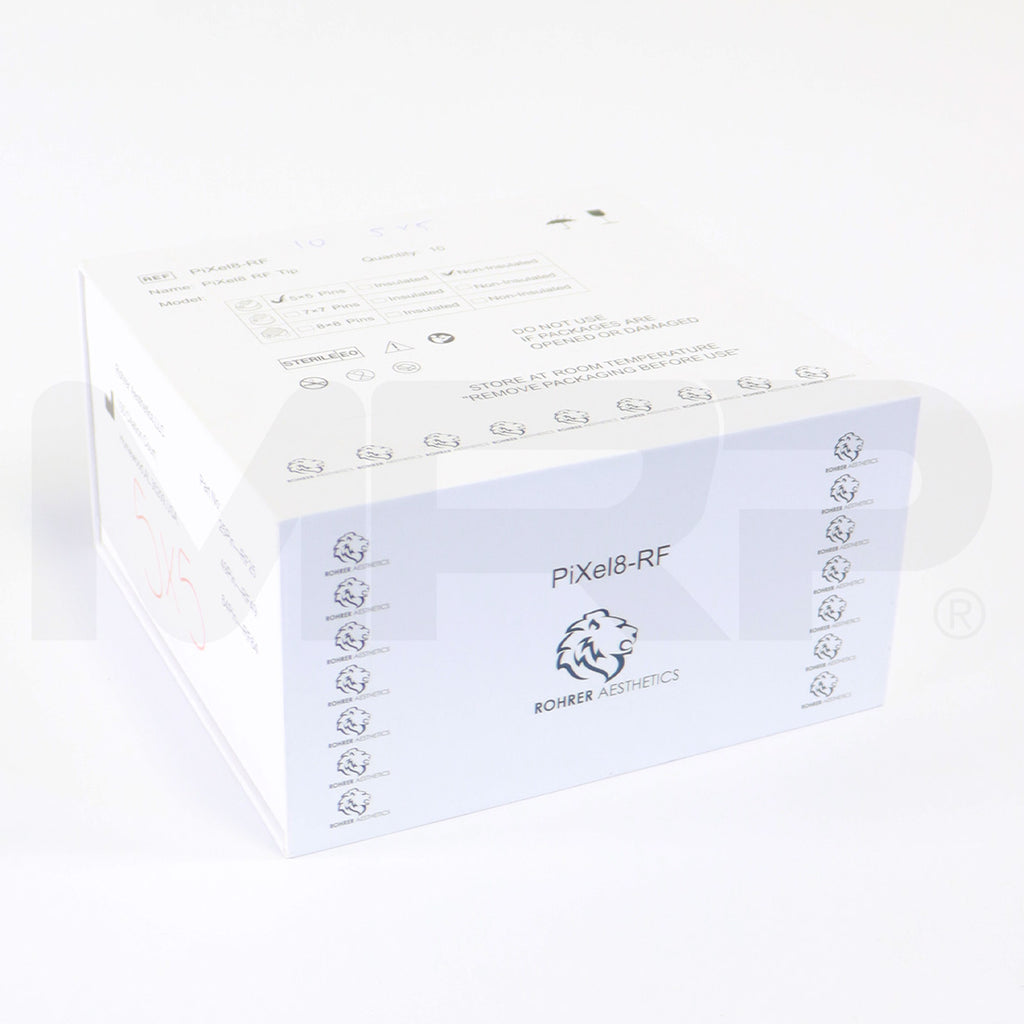Rohrer Pixel8-RF Non-Insulated Microneedling Tips 7x7 49Pin RF49 EXP 10/2023