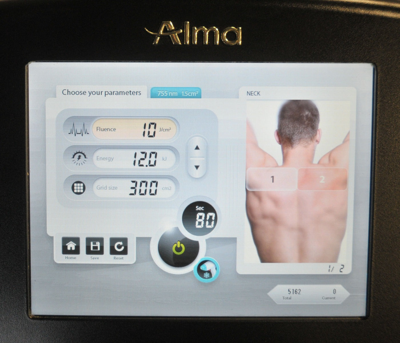 2018 Alma Soprano ICE Platinum Diode Laser ALEX Handpiece 755 nm LOW SHOTS! 5162