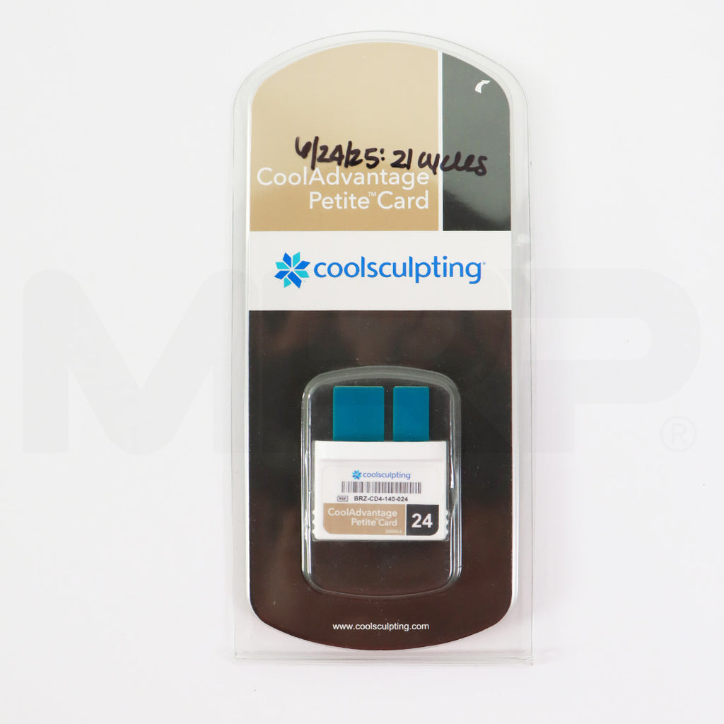 Zeltiq CoolSculpting CoolAdvantage PETITE Gold Card BRZ-CD4-140-024 206053-A x21 Cycles