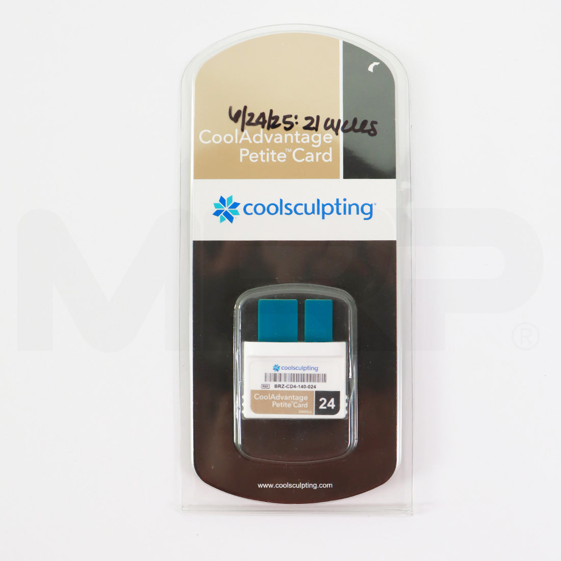 Zeltiq CoolSculpting CoolAdvantage PETITE Gold Card BRZ-CD4-140-024 206053-A x21 Cycles