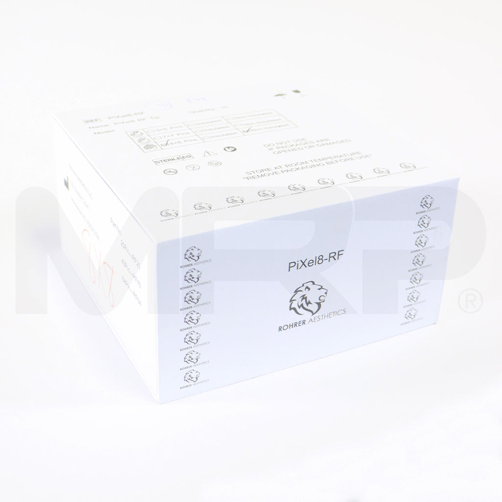 Rohrer Pixel8-RF Non-Insulated Microneedling Tips 8x8 64Pin RF64 EXP 5/2023 10pc