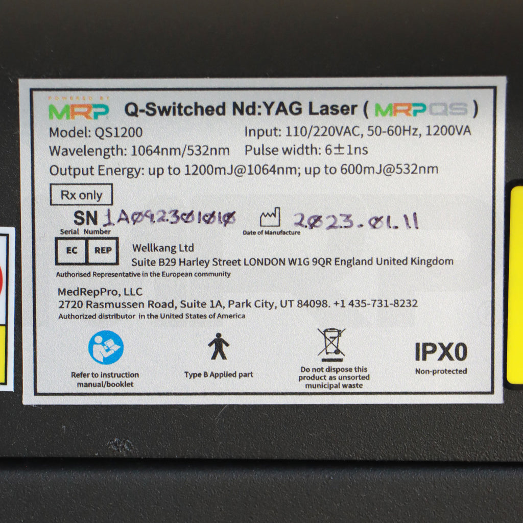 2023 Perigee MRP QS Original Q-Switched Nd YAG System 1064nm 532nm