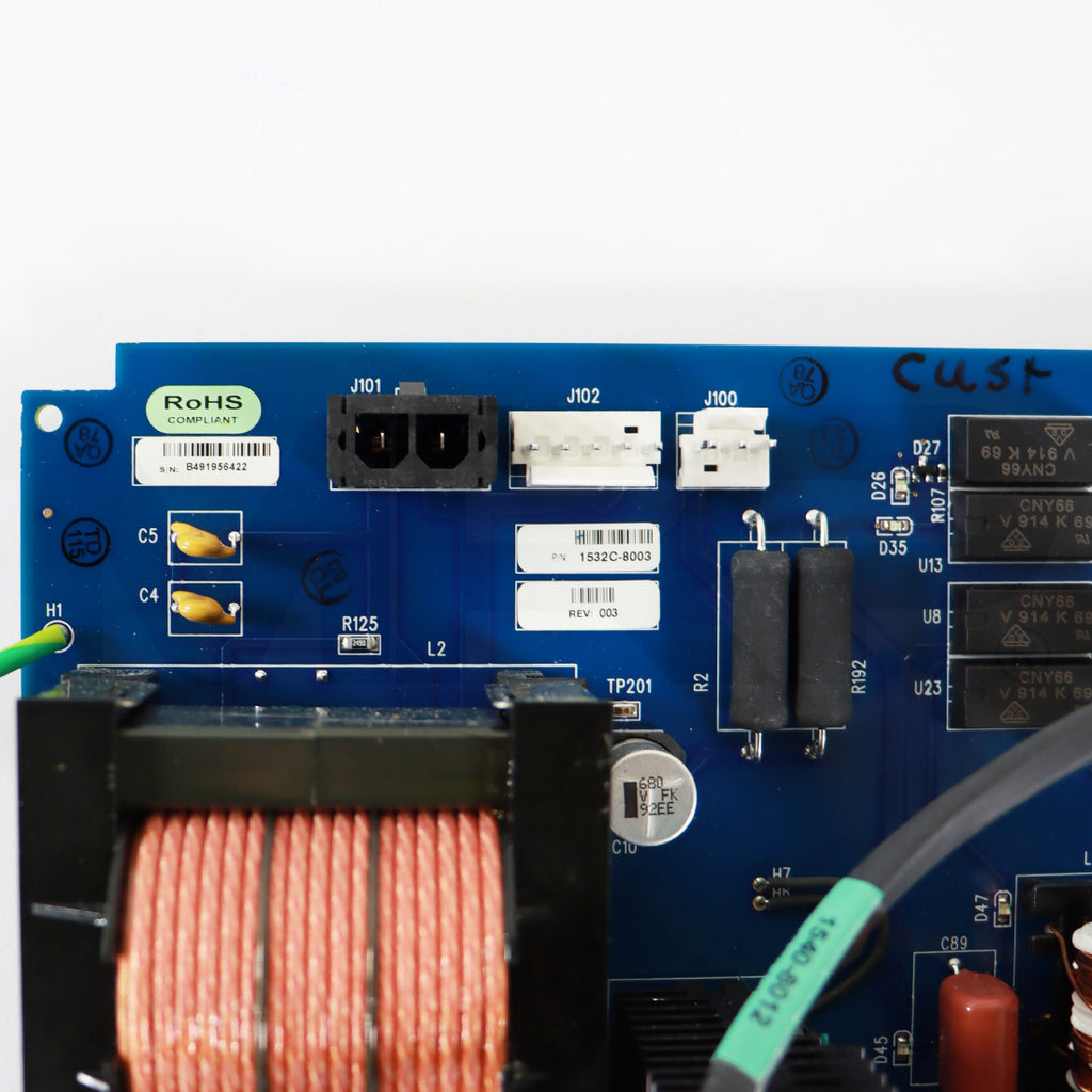 Cynosure Palomar Icon Laser Power Supply PCB Blue Board 1532C-8003