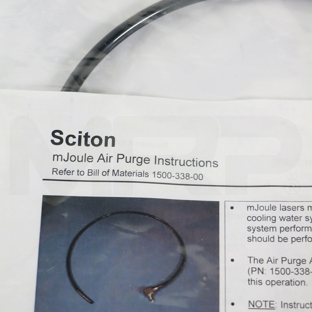 Sciton mJoule Air Purge Tool + Instructions