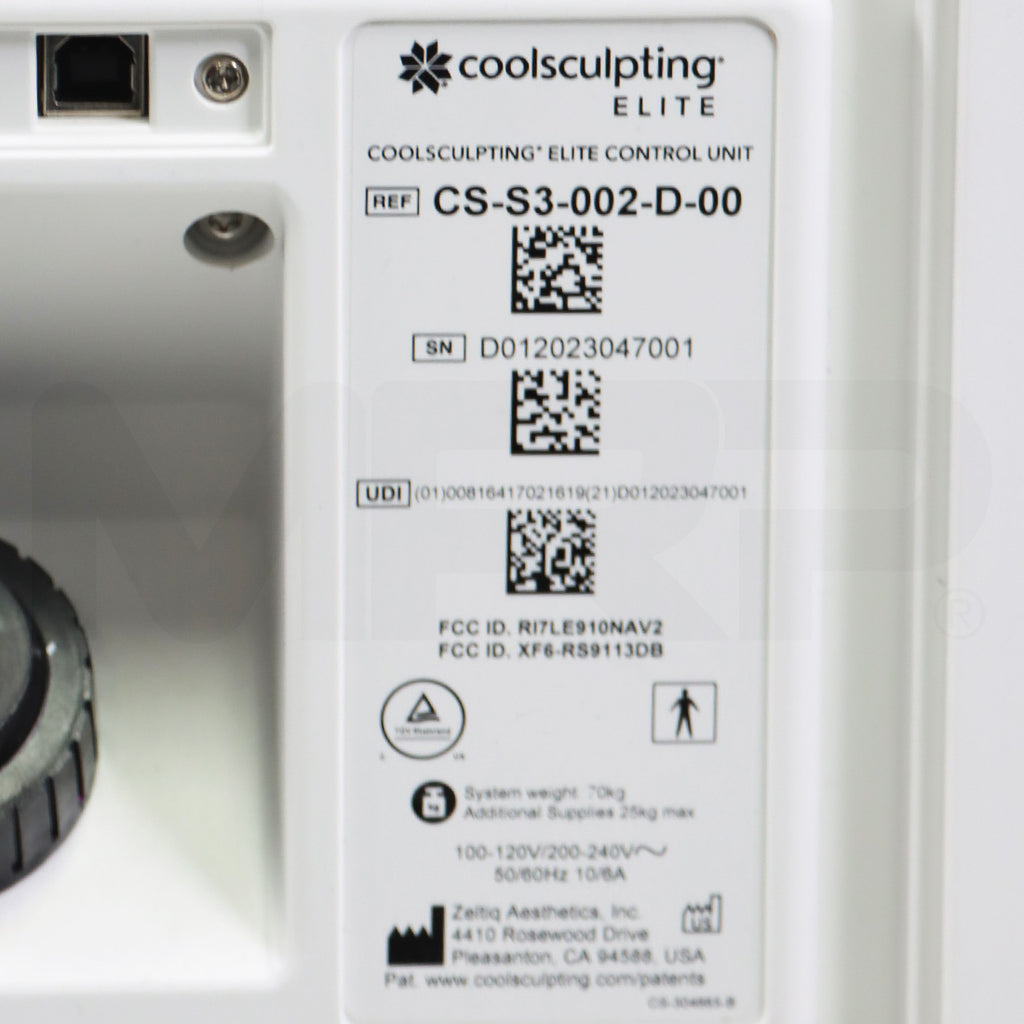 2023 Zeltiq CoolSculpting Elite Fat Freezing Body Contouring Control System