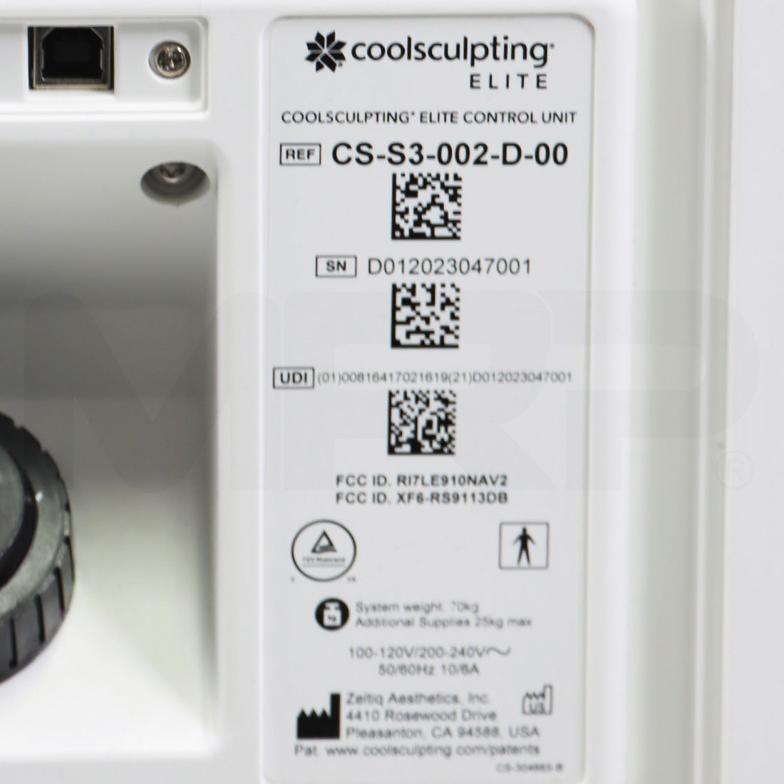 2023 Zeltiq CoolSculpting Elite Fat Freezing Body Contouring Control System