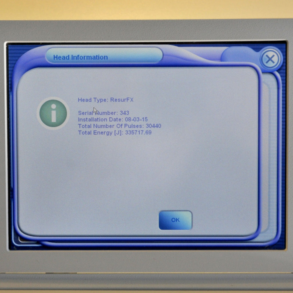 2015 Lumenis M22 IPL Laser 1565 ReSurfX Fractional Hair Re SurfX Surf X