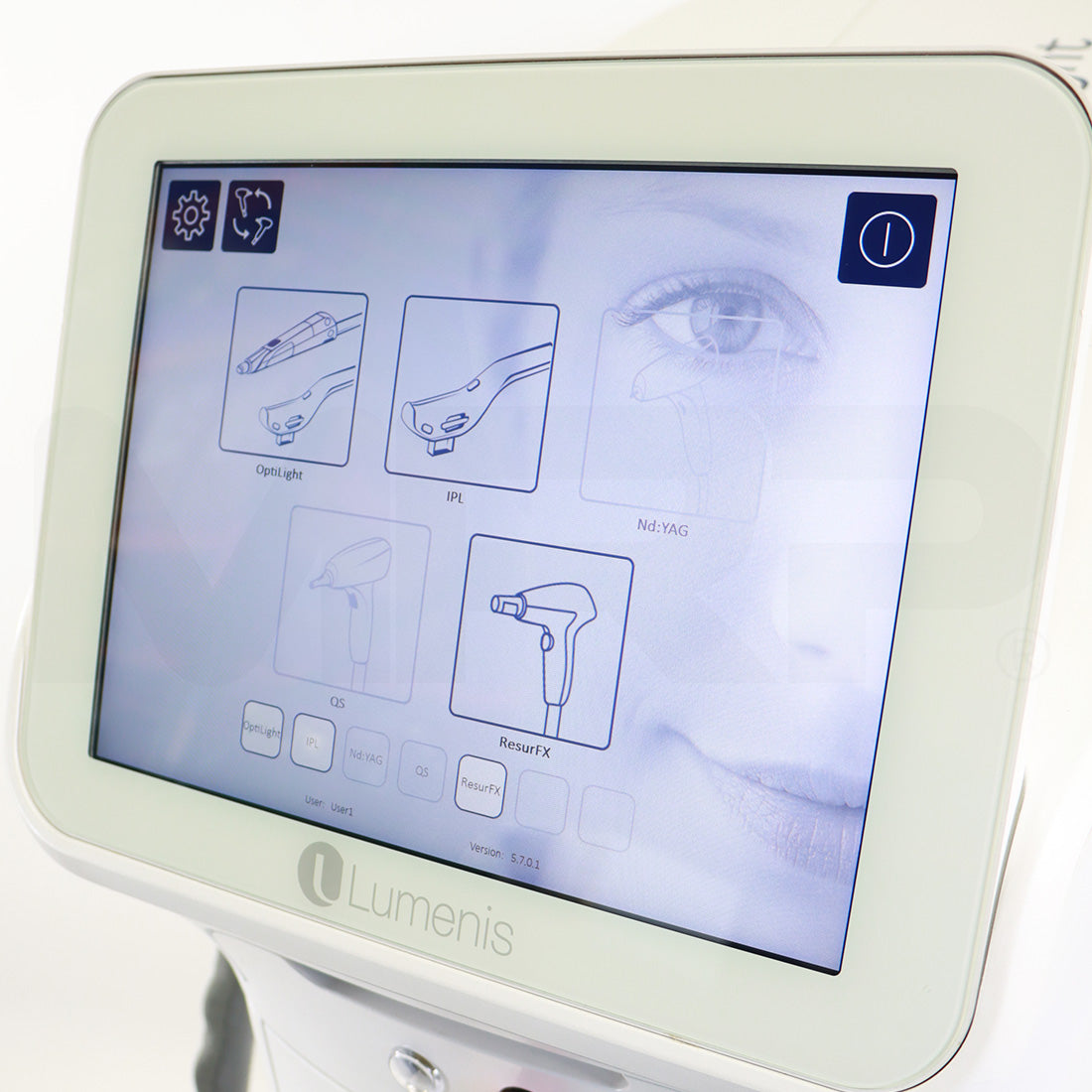 2022 Lumenis OptiLight Non-Invasive Pulse Technology Dry Eye Relief System W/ ResurFX