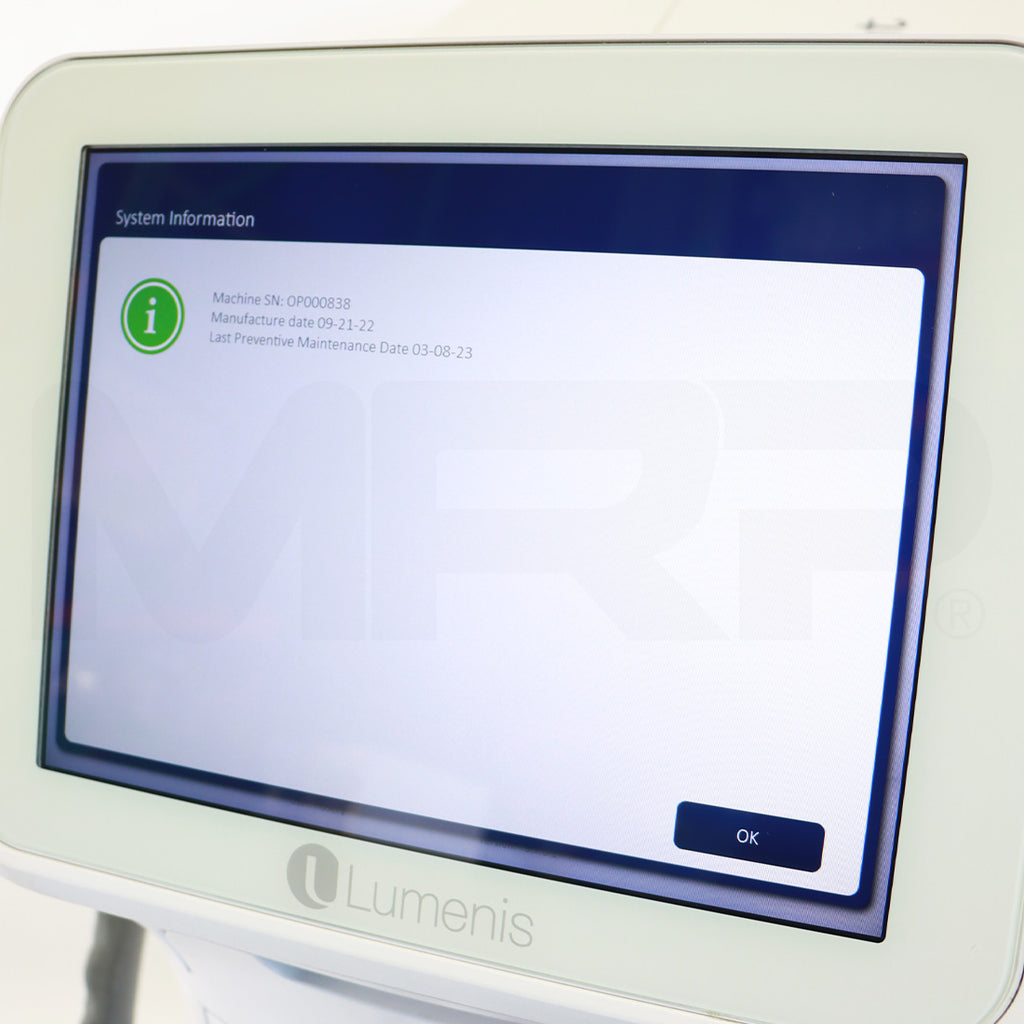 2022 Lumenis OptiLight Non-Invasive Pulse Technology Dry Eye Relief System W/ ResurFX