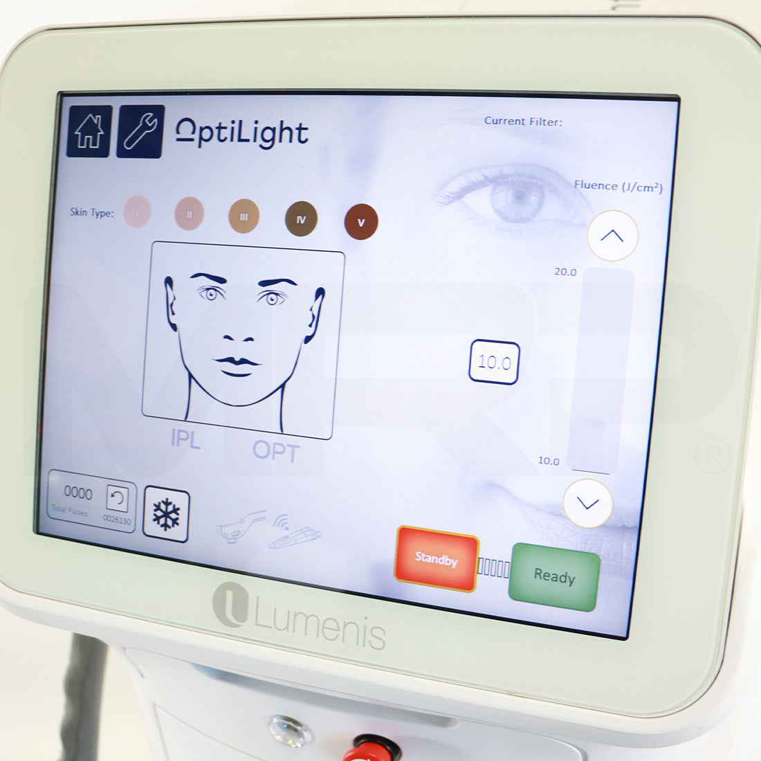 2022 Lumenis OptiLight Non-Invasive Pulse Technology Dry Eye Relief System W/ ResurFX