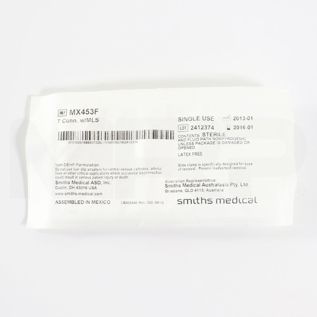 Thermi Aesthetics ThermiRF MX453F Disposable Injector Port for a Cannula EXP 2016