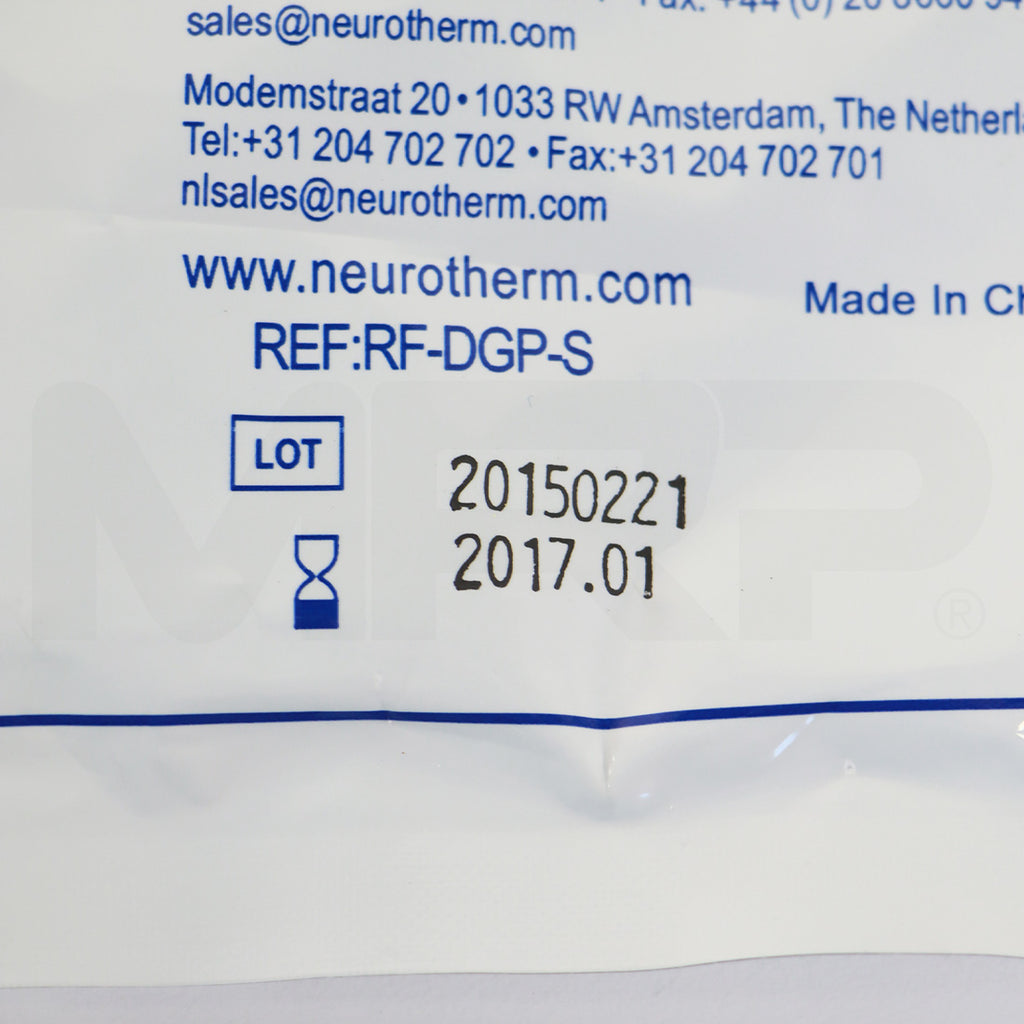 Thermi NeuroTherm RF Disposable Grounding Pad RF-DGP-S 1x Single EXP 01/2017