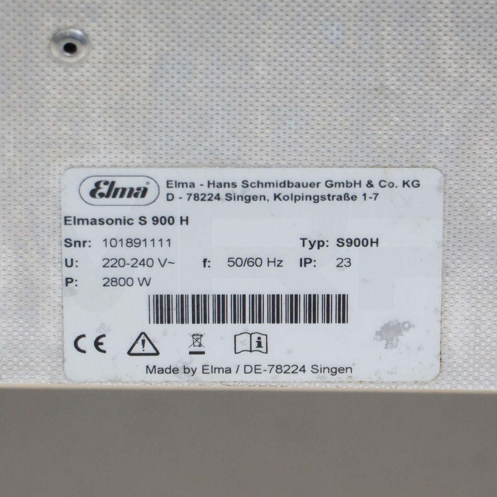 Elma Elmasonic S900H 24 Gallon Ultrasonic Heated Cleaner