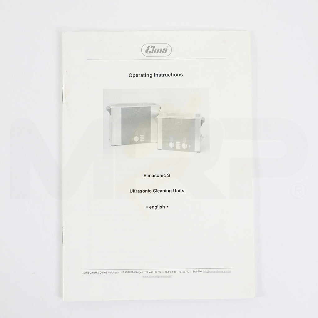 Elma Elmasonic S900H 24 Gallon Ultrasonic Heated Cleaner