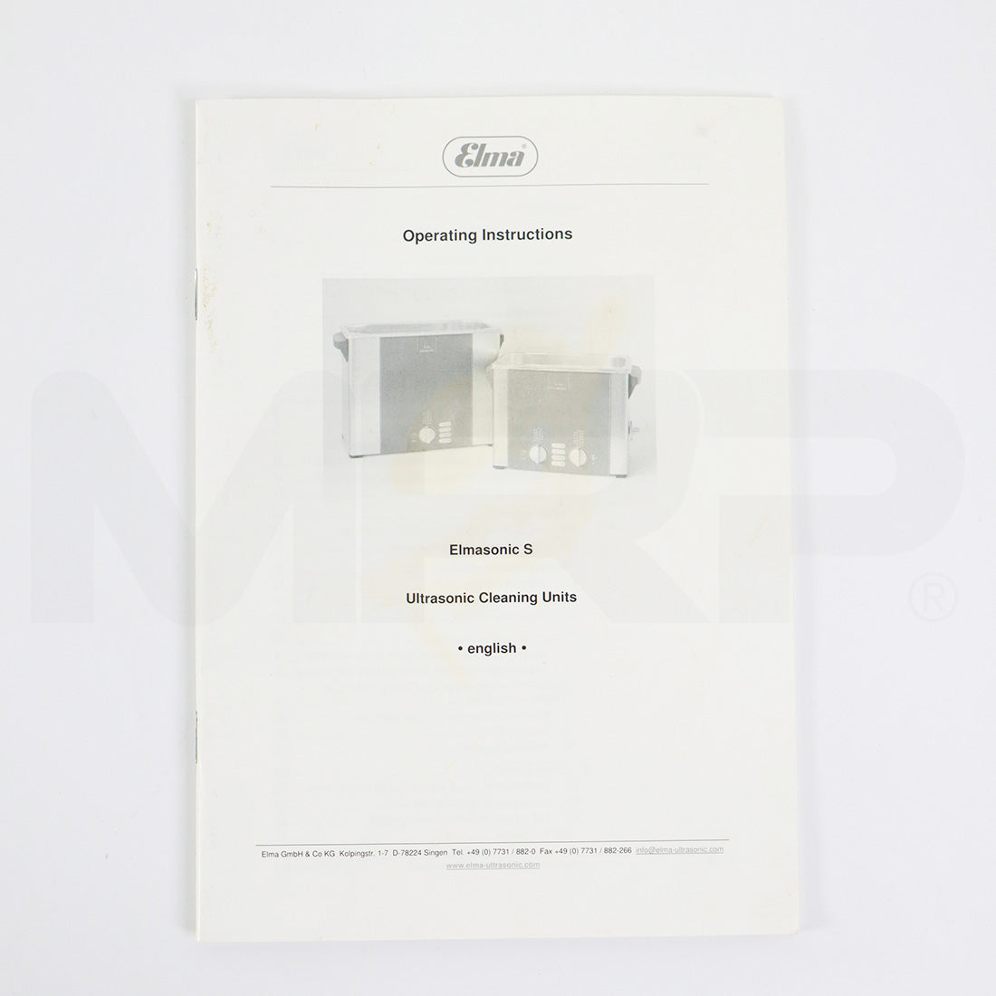 Elma Elmasonic S900H 24 Gallon Ultrasonic Heated Cleaner
