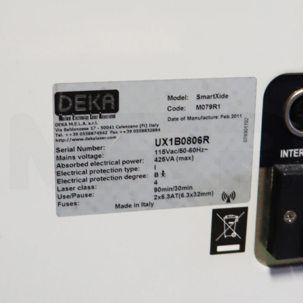 2011 DEKA Smartxide DOT CO2 Laser System M079R1