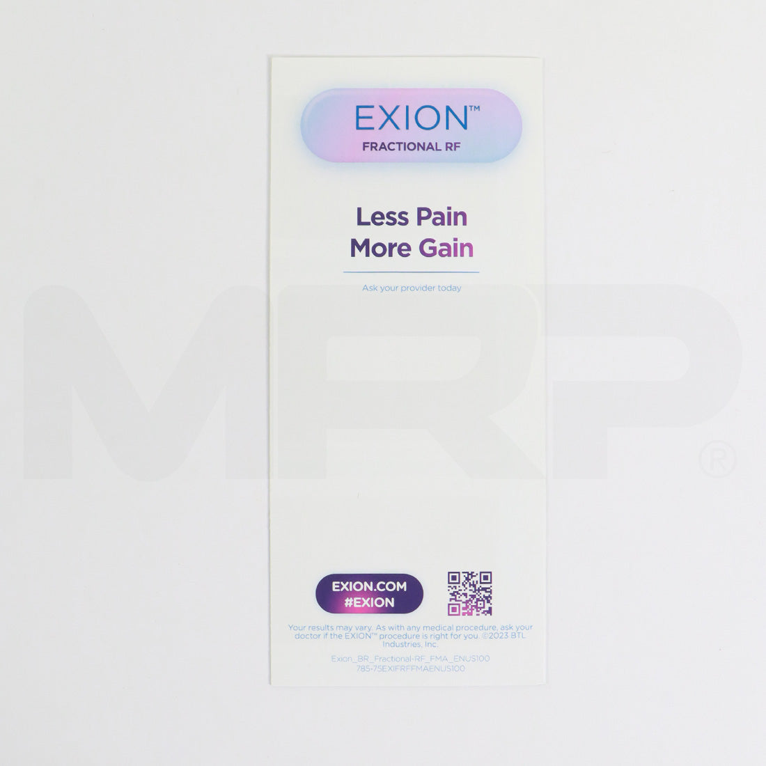 BTL Exion Fractional RF Educational Office Marketing Brochures x80 Pcs