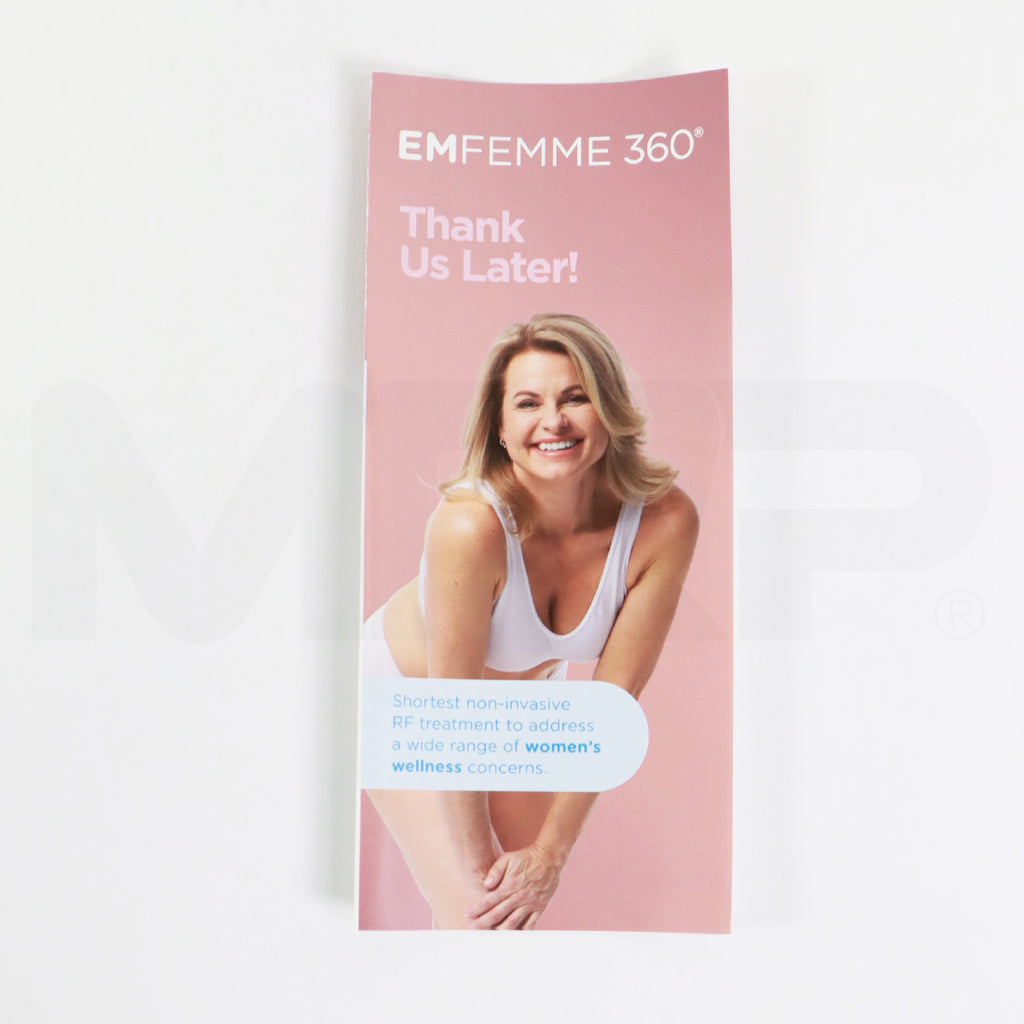 BTL EMFemme Educational Office Marketing Brochures x100 Pcs